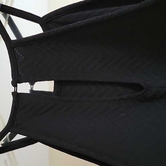 Black Dress with Keyhole Back - Picture 3 of 5